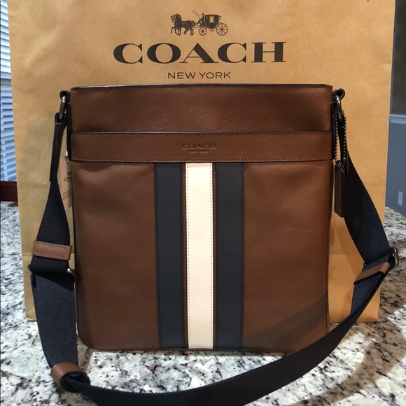 Coach Other - NWT Authentic Coach Crossbody with Varsity Stripe